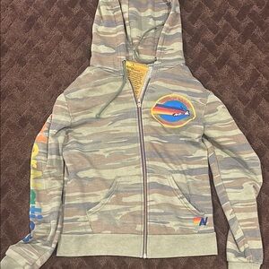 Camo Zip-Up Hoodie